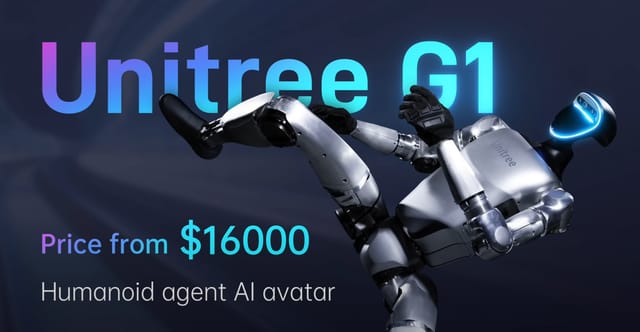 中国Unitree、折りたためる二足歩行ロボット「Unitree G1」を発売、価格は1万6000ドルから