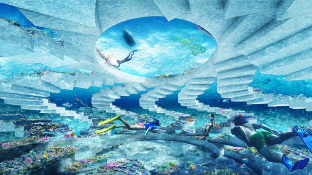 科学とアートの可能性を提供する水中公園「The ReefLine（リーフライン）」─2021年12月マイアミビーチにオープン予定