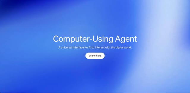 OpenAI、人の代わりにブラウザ操作しタスクをこなすAIエージェント「Operator」公開