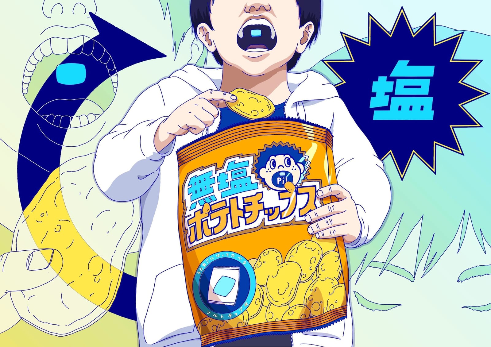 無塩ポテトチップス