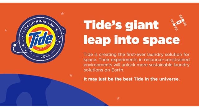 P&G、NASAと提携し宇宙で洗濯できる洗剤を開発─2022年にISSで検証実験予定
