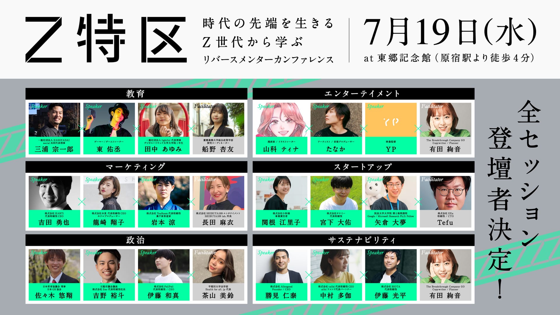 Z世代の起業家から、企業の意思決定者が学ぶ─リバースメンターカンファレンス「Z特区」が開催