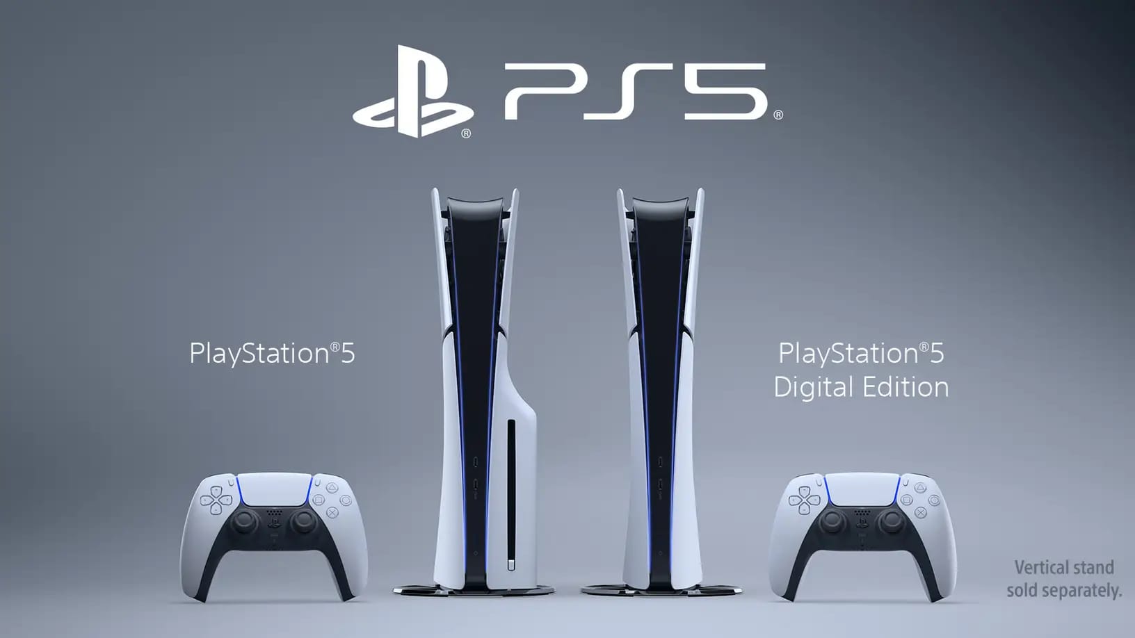 新型「PS5」が11月10日発売─30%以上小型化、ストレージは1TBに拡大、着脱式ディスクドライブ搭載
