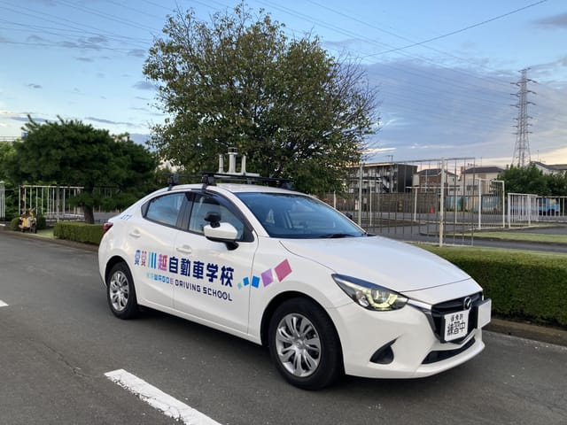 埼玉初のAI教習車、アサヒロジティクスが企業研修に導入