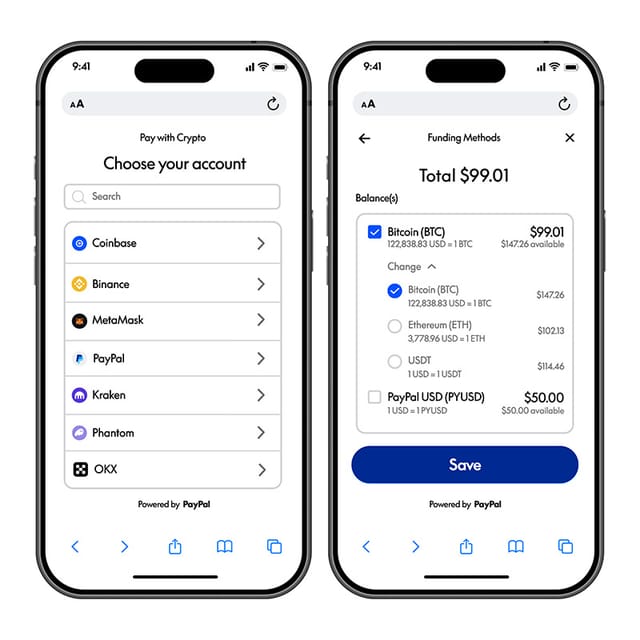 PayPal、暗号通貨決済サービス「Pay with Crypto」を発表―取引手数料を最大90%削減、100種類以上の暗号通貨で支払い可能
