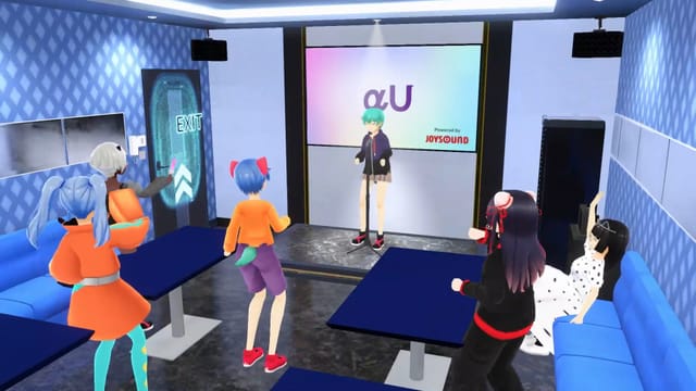 KDDIのメタバース「αU metaverse」にJOYSOUND搭載のバーチャルカラオケ「カラオケボックスαU」が追加