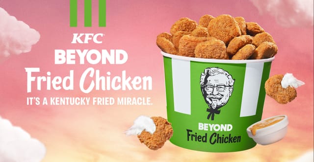 ケンタッキーが、植物由来の代替肉を使った「Beyond Fried Chicken」を全米で発売開始