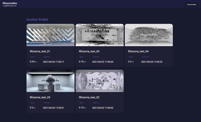 CryptoArt Experiment