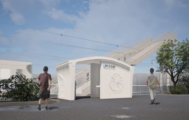 世界初、3Dプリンターによる鉄道駅舎が完成―JR西日本が7月22日始発列車から利用開始