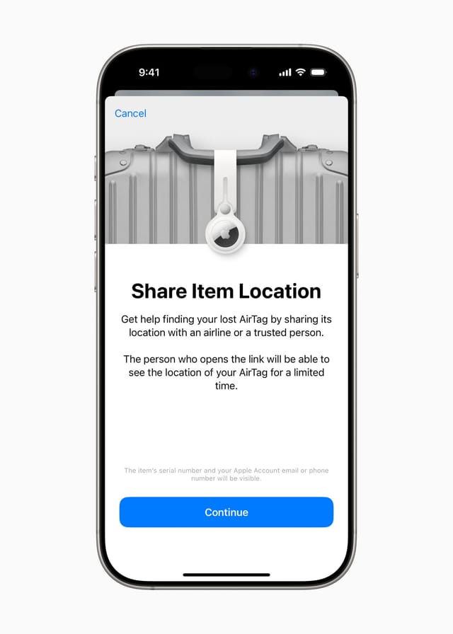 Apple「探す」アプリが進化、持ち物の位置情報を共有可能に