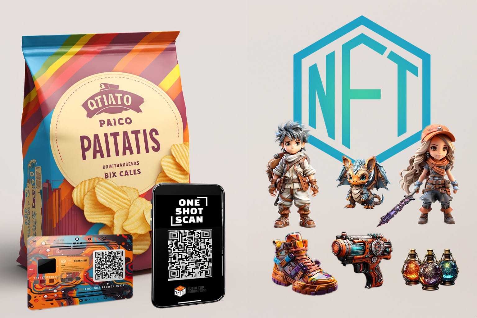 ウォレットいらずで店頭やイベントで誰でもゲットできる「NFTおまけ」