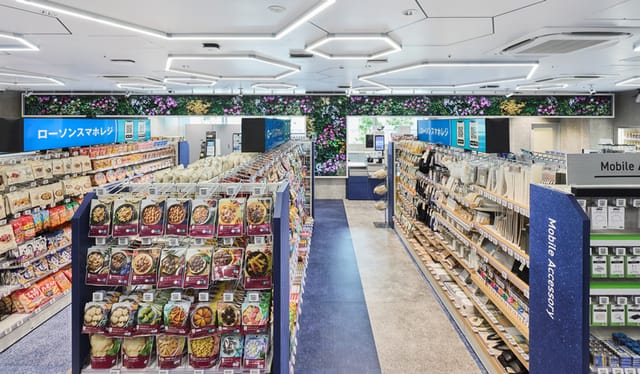 KDDIとローソン、未来コンビニ「Real×Tech LAWSON」の1号店を高輪ゲートウェイシティに開店―KDDIの通信技術を活用