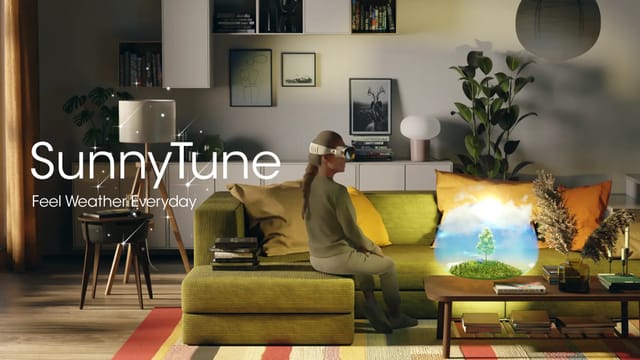 日本発の「Apple Vision Pro」対応アプリが登場─3D表現で天気を体感できるアプリ「SunnyTune」