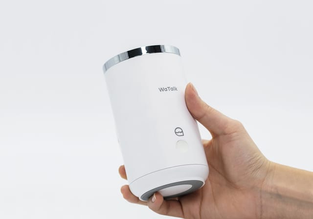 ボタンを押すだけ、15秒で飲める水か測定する携帯マグカップ「WaTalk（ワトーク）」好評につき再販開始