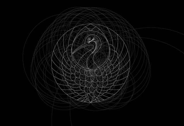 デジタルで再構築される、美しい軌跡を描く“紋”