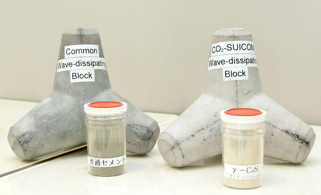 二酸化炭素排出量ゼロ以下の環境配慮型コンクリート