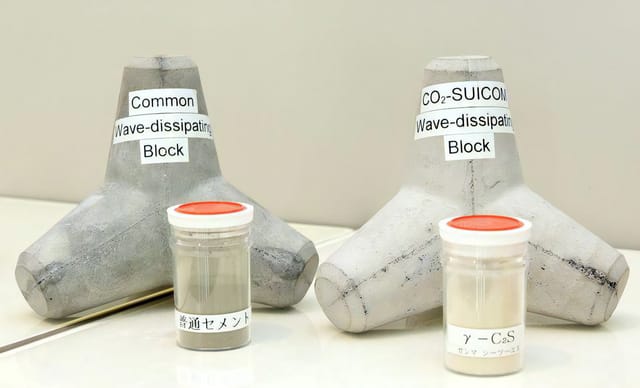 二酸化炭素排出量ゼロ以下の環境配慮型コンクリート