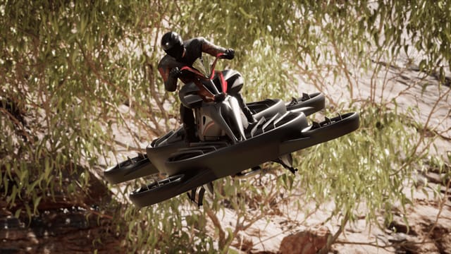 空を走る実用型バイク・エアモビリティ
