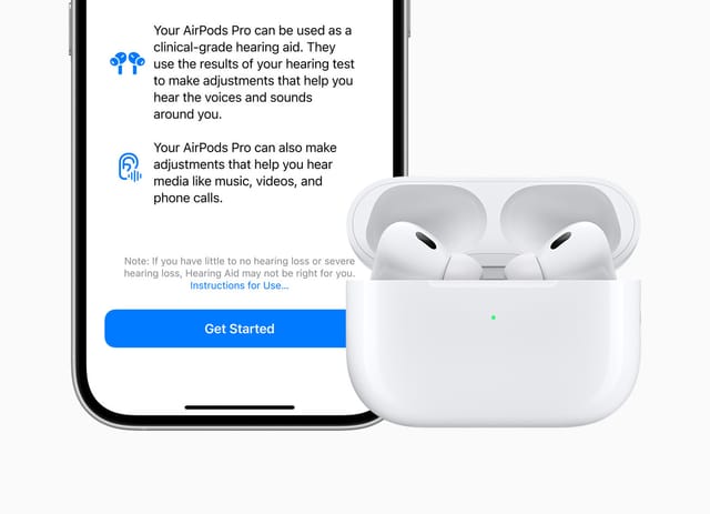FDA、Appleの「AirPods Pro 2」に搭載される補聴器機能を正式に承認