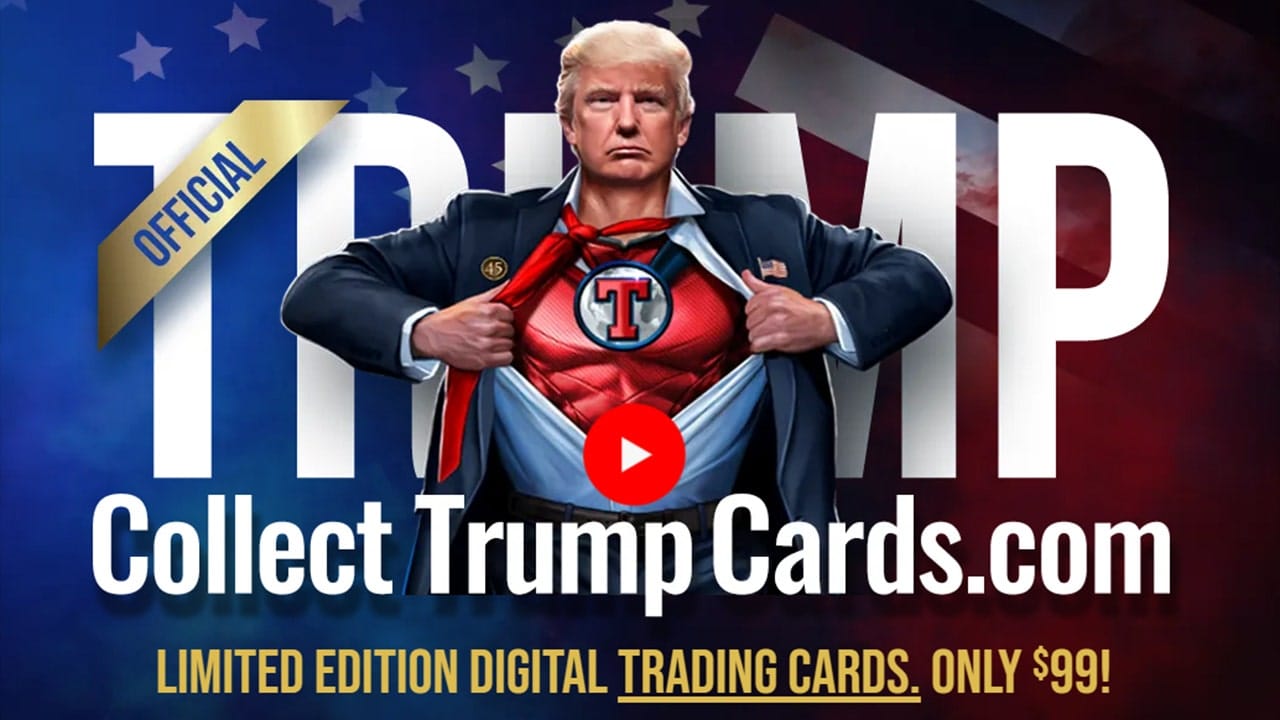 イルミナティカード　Enough is Enough　ドナルド・トランプ ドナルド・トランプ氏、自身のNFTトレーディングカード発売─12時間で6