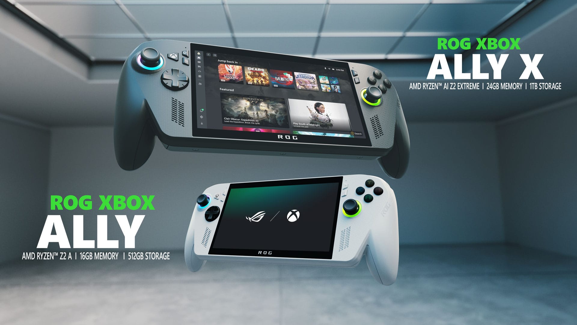 Microsoft、ASUSとコラボして「Windows 11」搭載ポータブルゲーム機を発表