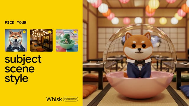 Google、複数画像をミックスして画像生成できる生成AI「Whisk」を発表―日本でも提供開始