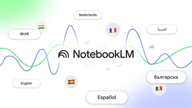 Google、NotebookLMのAI音声要約機能「音声概要」、日本語利用が可能に