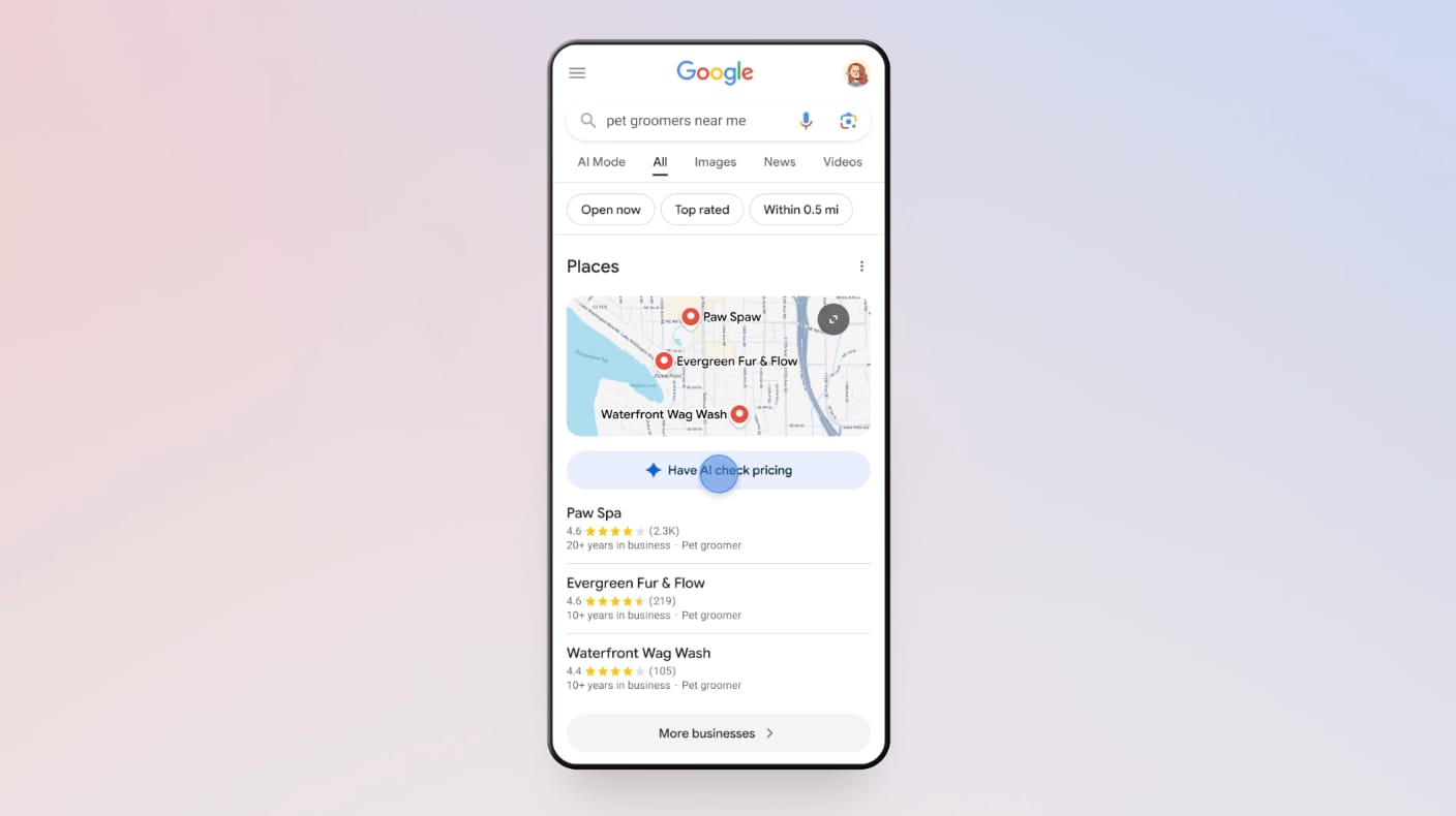 Google検索にAI電話機能―AIが店舗に電話、予約や料金を自動確認する新サービス開始