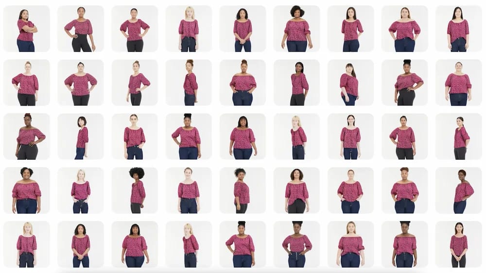 Google、生成AIを活用したバーチャル試着機能「Virtual try-on」を開始─画面上でH&MやLOFTの服を試着