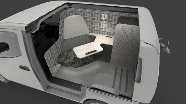 イトーキと日産自動車、後部座席で快適にテレワークできるモバイルオフィスカー「MOOW（ムーウ）」を共同開発