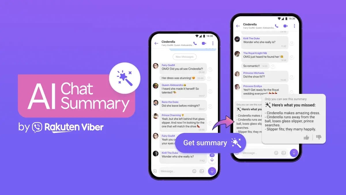 Rakuten Viberに「AIチャットサマリー」機能が登場─未読メッセージをAIが瞬時に要約
