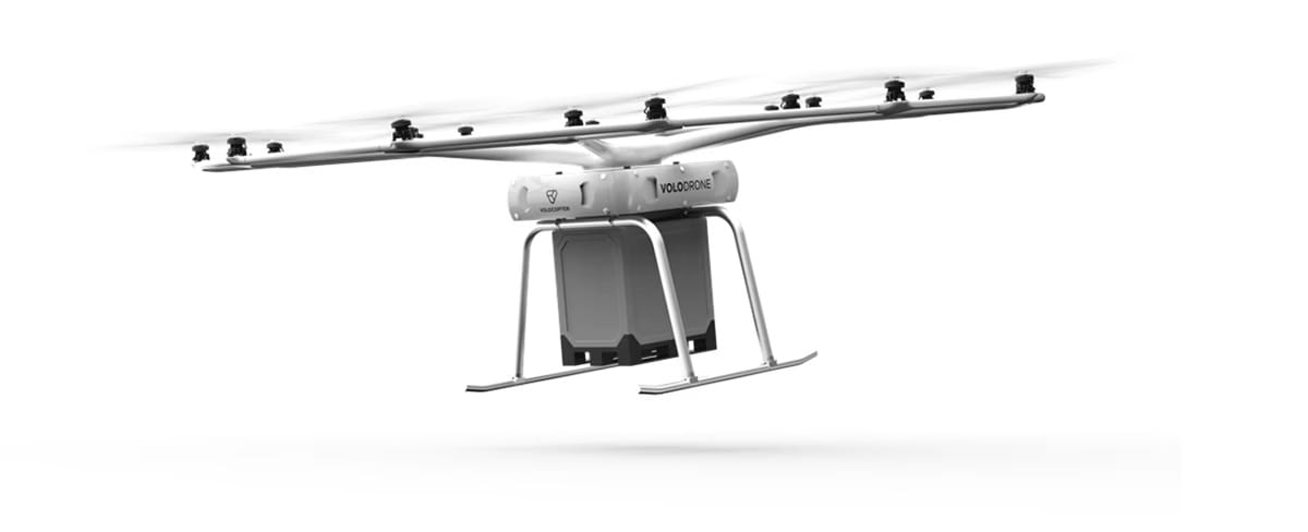 約200kg運べる巨大ドローン「VoloDrone」で重量物の物流輸送へ─「東京ベイeSGプロジェクト 先行プロジェクト」で採択