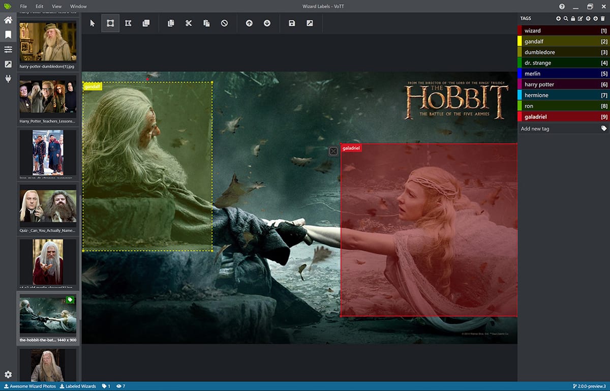 Visual Object Tagging Tool