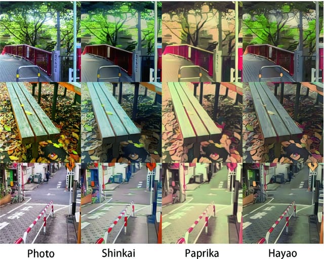 ありふれた日常風景からアニメの世界観を再現