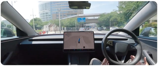 テスラ、AI自動運転「Full Self-Driving」試験走行テストと学習走行を日本でスタート