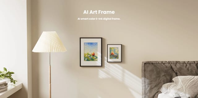 SwitchBot、生成AIが描くアートを飾れるスマートディスプレイ「AI Art Frame」を発表、家電展示イベント「IFA 2025」に出展