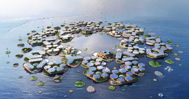 1万人が住む浮島都市を建設するプロジェクトが韓国・釜山で始動─2025年に完成予定