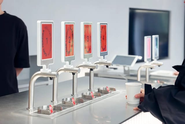 近未来的空間で「10秒で注げる」スペシャルティコーヒーを提供─「2050 COFFEE」が京都にてオープン