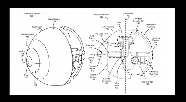 Metaがメタバースの世界と繋がる金属製ロボット目玉｢Mechanical eyeball 100｣の特許を取得