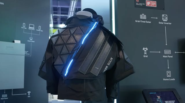Anker、着用できるウェアラブルソーラーパネル「Solar Cloak」を公開―CES 2025