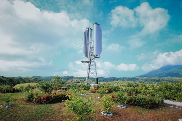 台風でも安定的に発電できる風力発電機