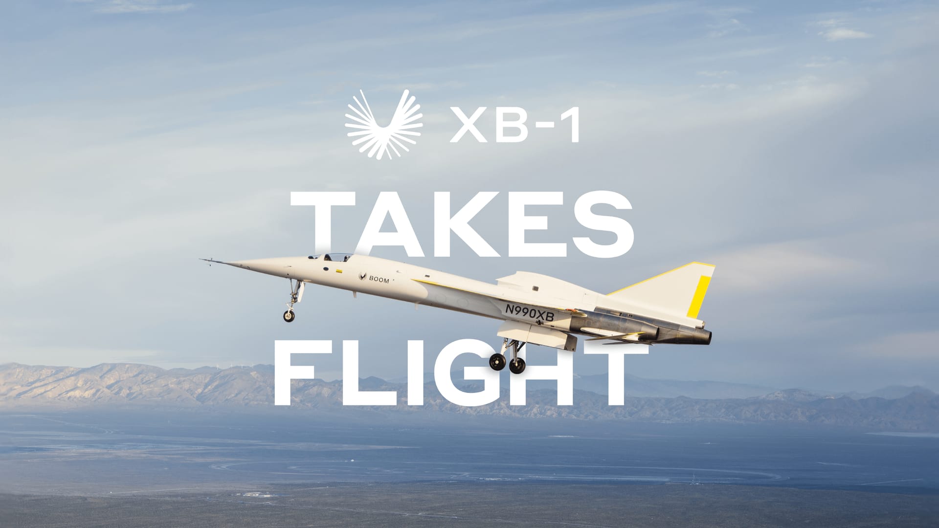 アメリカ企業Boom、超音速ジェット機｢XB-1｣の初飛行に成功