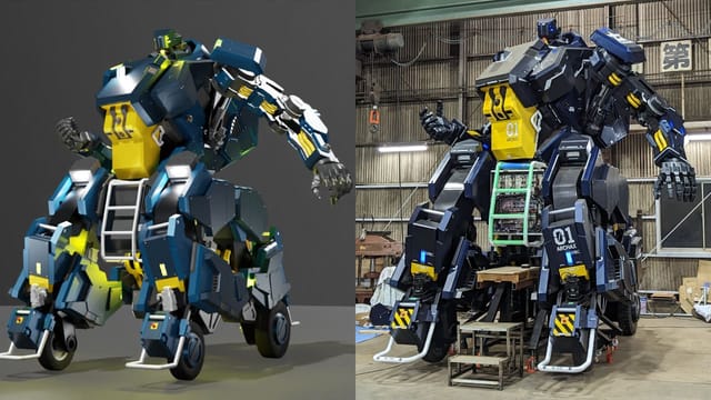 搭乗可能な変形ロボット「アーカックス」初号機公開─限定5台、4億円で国内先行発売