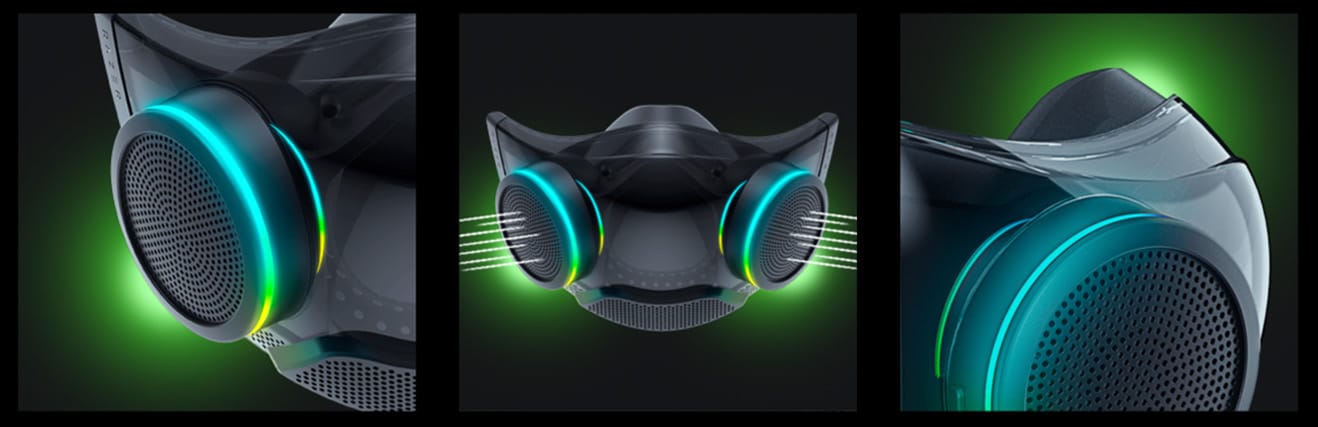 1680万色に光るゲーミングマスク「Razer Zephyr」にPro登場―N95