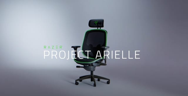 世界初、加熱・冷却機能を搭載したゲーミングチェア、コンセプトモデル「Project Arielle」を発表