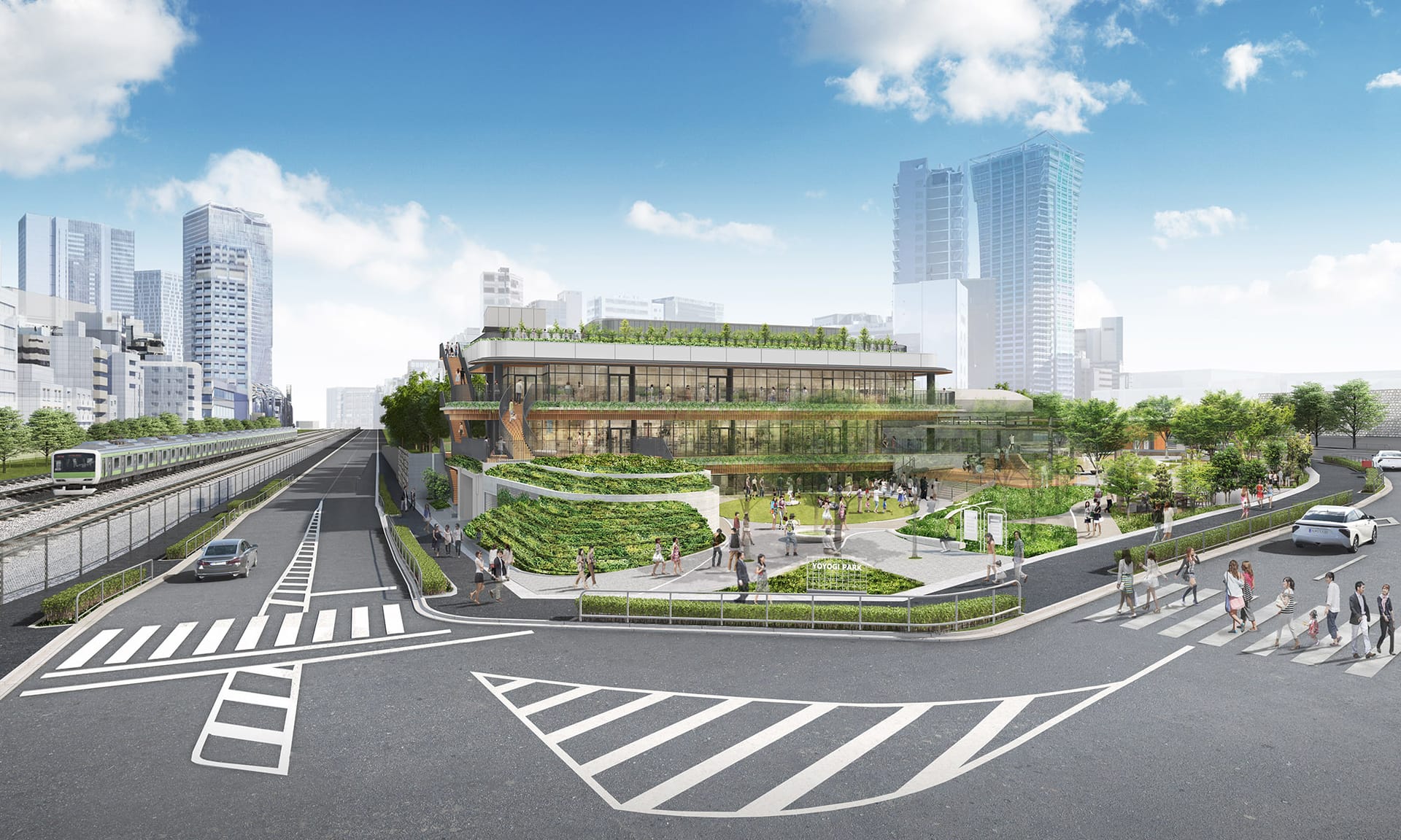代々木公園新施設「BE STAGE」開業―ハワイ人気店日本初上陸など8店舗、イベント会場やスポーツパークも整備