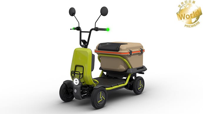 スズキ、4種の次世代電動モビリティを世界初公開─「JAPAN MOBILITY