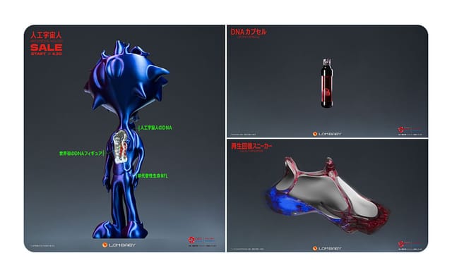バイオテクノロジーを用いた「DNAフィギュア」「回復スニーカー」販売開始─大阪・関西万博で世界初公開